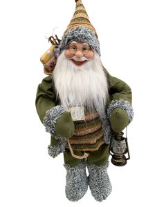 PANGRAF Novogodišnja figura Deda Mraz 70cm SZO2370, zelena