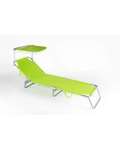 LEMON PLANET Baštenska sklopiva ležaljka sa tendom, zelena - 716000z