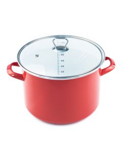 FACKELMANN Lonac sa staklenim poklopcem 24cm/7.5L, emajliran - 7161328