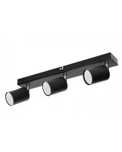 ADVITI Plafonska-zidna spot svetiljka 3xGU10 IP20 40x14x6.6 cm Doa, crna - ORNAD-OP-6195BGU10