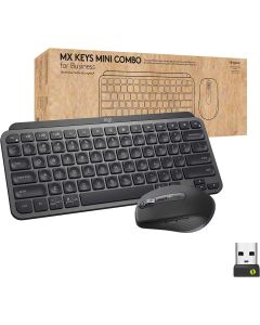 LOGITECH Bežična tastatura i miš MX Keys Mini Combo US, tamno sivi - 5099206104020