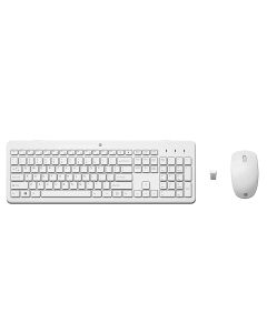 HP Bežična tastatura + miš 230, US, 3L1F0AA, bela - 3L1F0AA