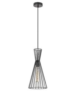 Rabalux Visilica Leandros E27 1x MAX 60W mat crno (72005) - 72005