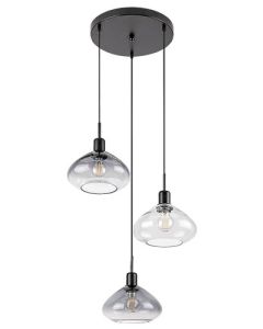 Rabalux Visilica Dvora E27 3x MAX 40W mat crno (72023) - 72023