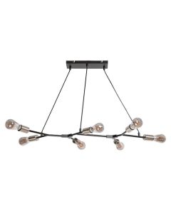 Rabalux Visilica Branwen E27 7x MAX 25W mat crno (72027) - 72027