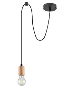 Rabalux Visilica Dollien E27 1x MAX 60W mat crno (72071) - 72071
