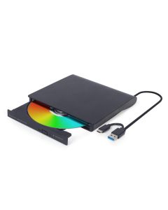 Gembird Eksterni USB DVD drive USB 3.1 + USB-C | DVD-USB-031 crni