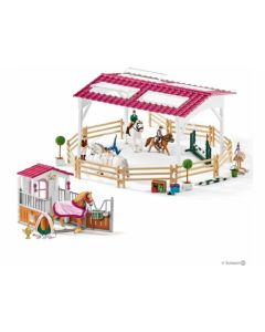SCHLEICH Set sa arenom za jahanje i stalom - 72118