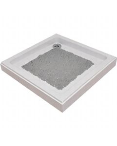 TENDANCE Guma za kadu 50 x 50 cm pvc prozirno siva bubbles - 7216182