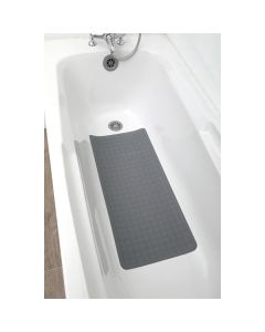 TENDANCE Guma za kadu 34x74cm prirodna guma tamno siva - 7219181