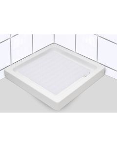 TENDANCE Guma za kadu 53x53cm prirodna guma bela - 7220100