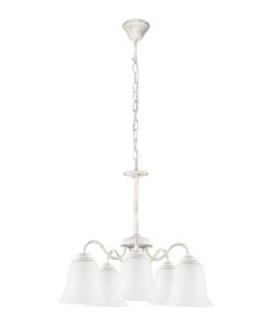 RABALUX Luster Fabiola antik bela, E27 40W - 7261