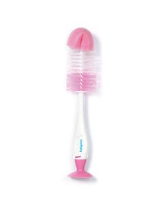 BABYONO Četka vakum za bocu i cuclu - 728-01-02-03-04_roze