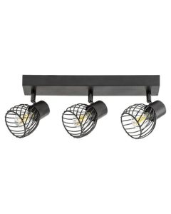 Rabalux Spot rasveta Aberama E14 3X MAX 10W crna (73003) - 73003