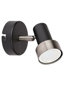 Rabalux Spot rasveta Konrad GU10 1x MAX 50W mat crno (73011) - 73011