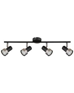 Rabalux Spot rasveta Konrad GU10 4x MAX 50W mat crno (73014) - 73014
