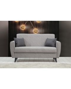ATELIER DEL SOFA Dvosed Zaden, svetlosiva