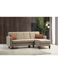 ATELIER DEL SOFA Ugaona garnitura Polya, bež