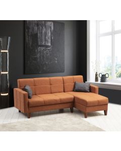 ATELIER DEL SOFA Ugaona garnitura Polya, cigla