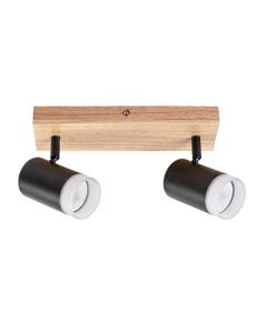 Rabalux Spot rasveta Toras GU10 2X MAX 5W hrast (73122) - 73122