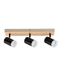 Rabalux Spot rasveta Toras GU10 3X MAX 5W hrast (73123) - 73123