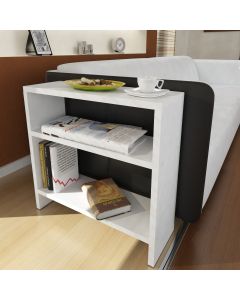 HANAH HOME Bočni sto Silvanus, bela - 731WAT2817