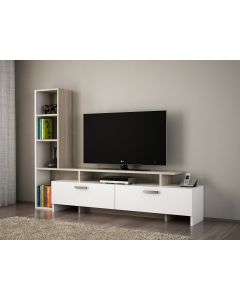 HANAH HOME TV komoda Simal, bela/bež - 731WAT3038