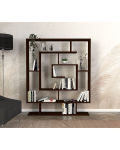 HANAH HOME Polica za knjige Sarmaşık Wenge, braon - 731WAT3618