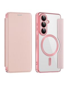 Maska za Samsung S941B Galaxy S26 roze Magsafe Lux Bi Fold