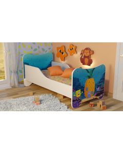 Dečiji Krevet 160X80Cm Happy Kitty Sundjer Bob - 74020