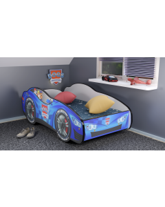 Dečiji Krevet 160X80Cm (Trkački Auto) Dog Adventure Blue - 74033-1