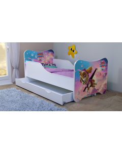 Dečiji Krevet 160X80Cm Happy Kitty Sky + Fioka - 74045