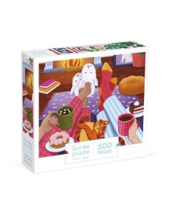 JANOD Kartonske puzle - Veče za kaminom