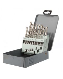 DIAGER Burgije za metal u setu od 19 komada HSS Pro 1-10 mm 745D