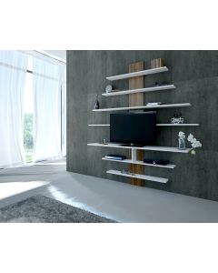 HANAH HOME TV komoda Zebra, bela/braon - 745DCD3020