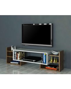 HANAH HOME TV komoda Sema, bela/ braon - 745DCD3047