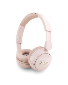 GUESS Bluetooth slusalice Script Metal Logo pink (GUBHV6SCP)