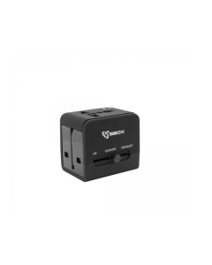 S BOX TA-23 UNIVERZALNI PUTNI ADAPTER SA DVOSTRUKIM USB PUNJAČEM - 74975