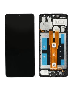 LCD za Samsung A065F/Galaxy A06 (GH81-26440A) + touch screen + frame Black FULL ORG-SP
