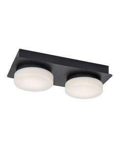 Rabalux Kupatilska rasveta Attichus LED 11W mat crno (75002) - 75002