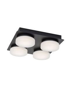 Rabalux Kupatilska rasveta Attichus LED 21W mat crno (75004) - 75004