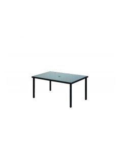 Green Bay ATLANTIC Baštenski sto od ratana crni