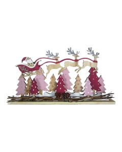 FESTA Novogodišnje drvene jelke 29 x 18 cm 751851 - 751851