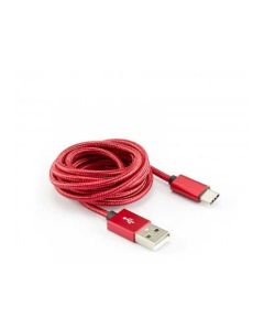 S BOX Kabl USB A - Type C, Fruity 1,5m, Red - 75344