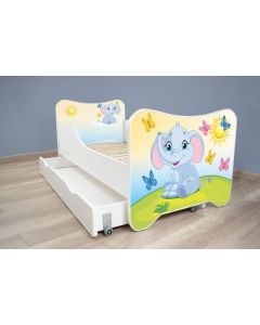 Dečiji Krevet 140X70Cm Happy Kitty + Fioka Small Elephant - 7537 F