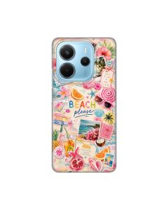 Maska za Xiaomi Redmi Note 14 4G (SRB) Beach Please Silikonska Print Skin