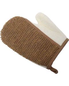 TENDANCE Masažna rukavica za kupanje 17,5X1,5X21 cm bambus smeđa - 75500232