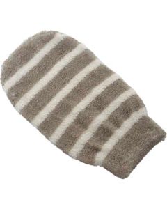 TENDANCE Rukavica za kupanje prugasta 13X0,4X23 cm bež - 75505234