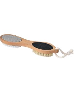 TENDANCE Četka za pedikir sa 4 funkcije 5X2,5X19,5 cm drvo bež - 75539104