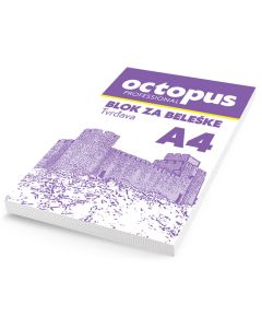 Blok za beleŠke a4 50l octopus unl-0526 - 75660